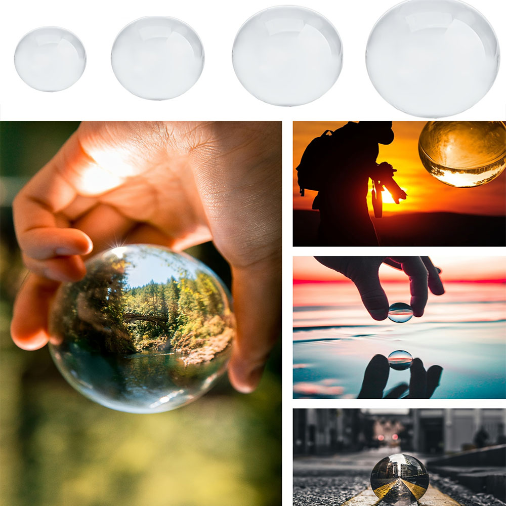 Lens Ball Crystal - كرة كريستالية للتصوير الفوتوغرافي (عبوة واحدة)،