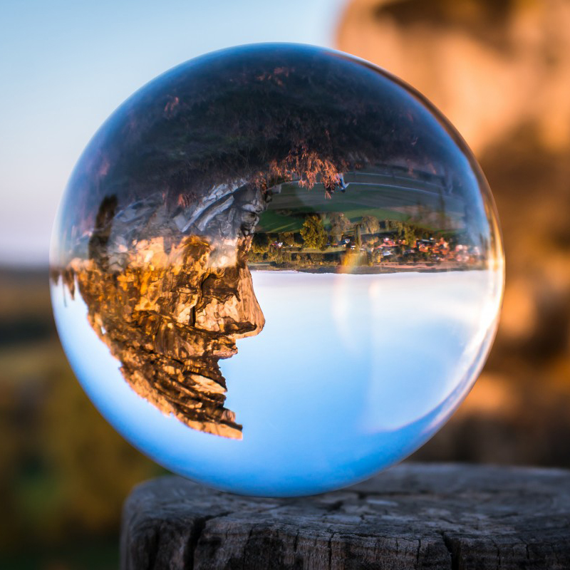 Lens Ball Crystal - 50/60/70/80/90/100/110 مللي متر التصوير الكريستال عدسة