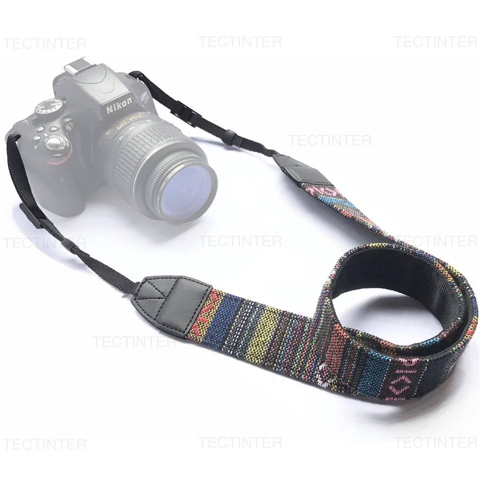 Camera Strap Leather - حزام كاميرا قابل للتعديل من الجلد