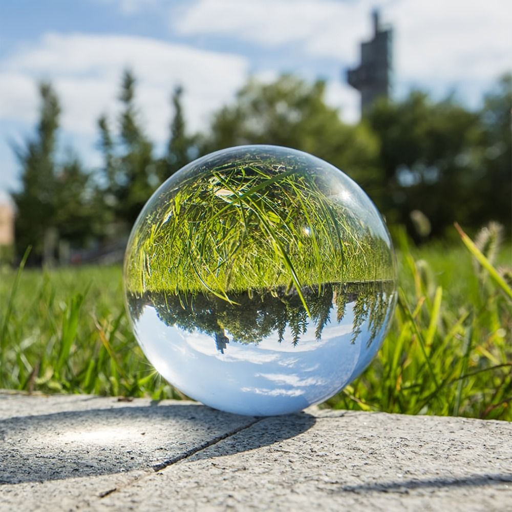 Lens Ball Crystal - كرة زجاجية كريستالية مستديرة إبداعية فائقة