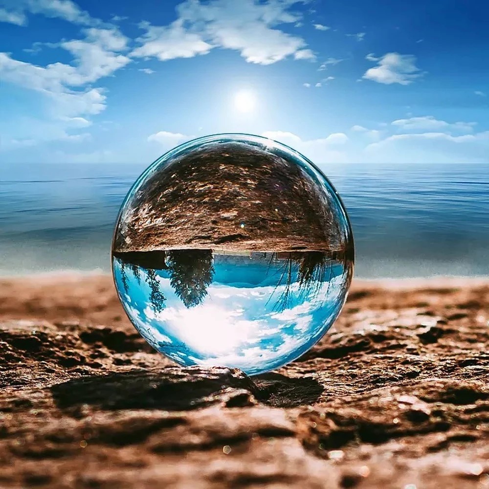 Lens Ball Crystal - F5 30/40/50/60/70 مللي متر كرات ديكور