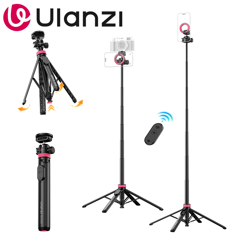 Fluid Head Tripod - عصا سيلفي مغناطيسية وحامل ثلاثي القوائم