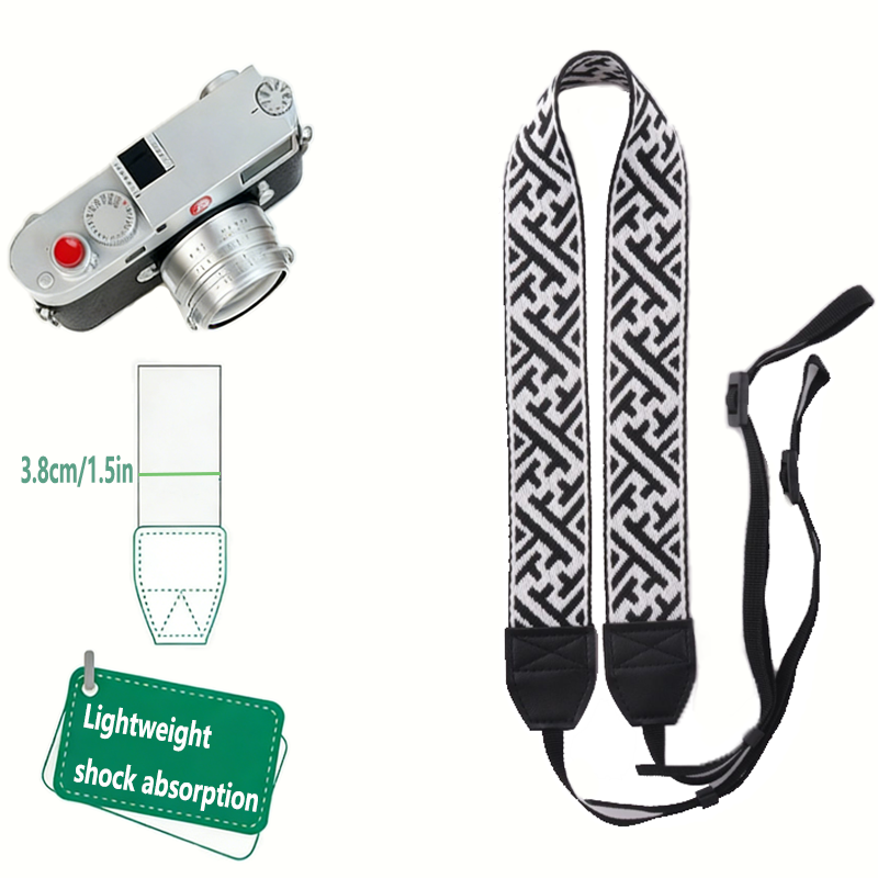 حزام كاميرا محمول قابل للتعديل - مراجعة Camera Strap Leather وسعره