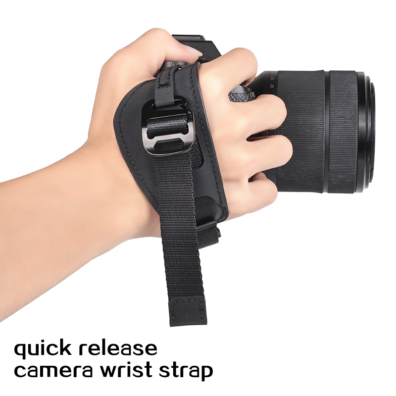 مقبض حزام معصم للكاميرا من الج - مراجعة Camera Strap Leather وسعره