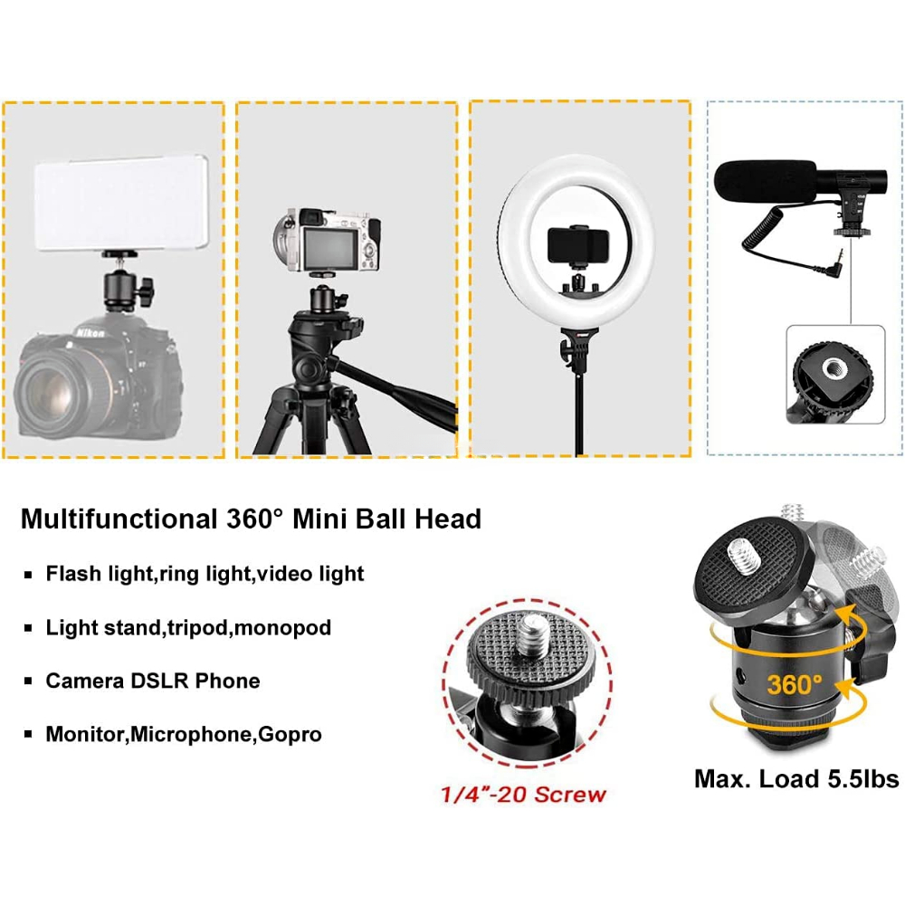 ERIKOLE سوبر المشبك مع 360 °   - مراجعة Fluid Head Tripod وسعره