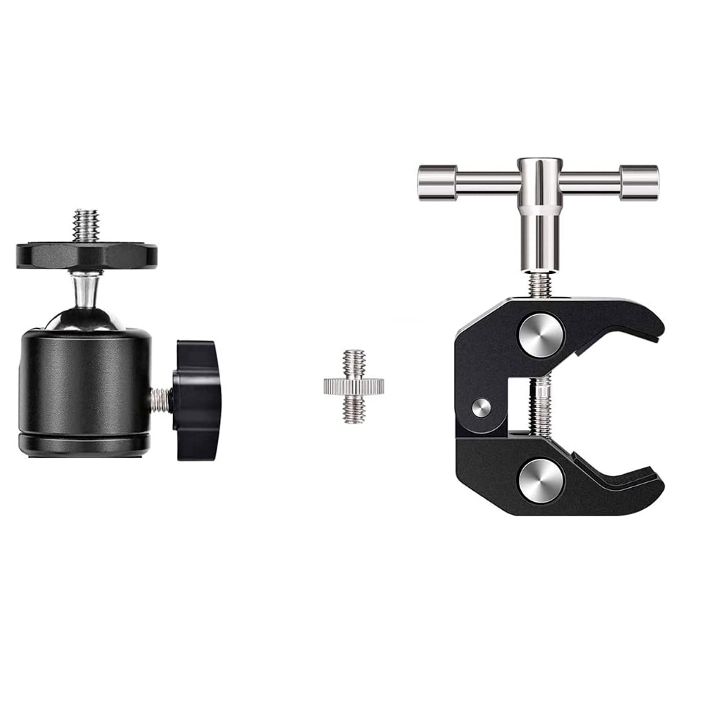 ERIKOLE سوبر المشبك مع 360 °   - مراجعة Fluid Head Tripod وسعره