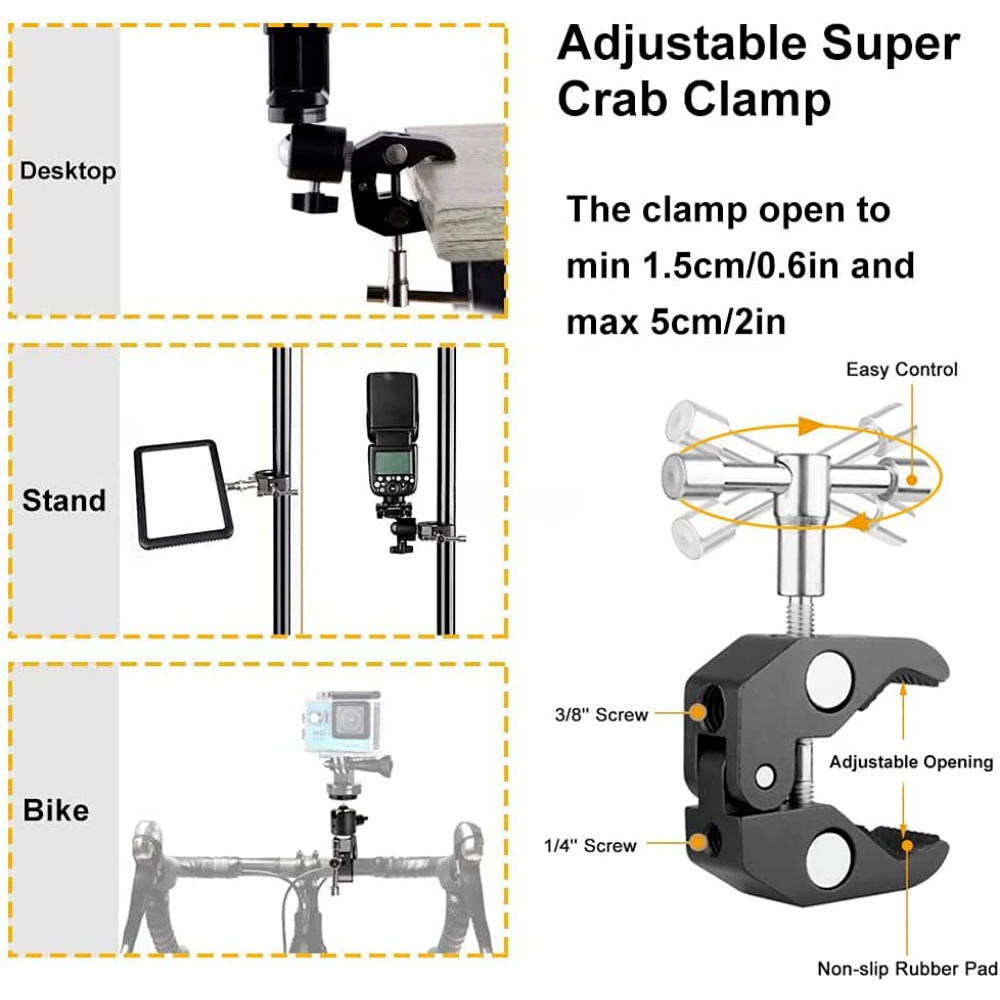 ERIKOLE سوبر المشبك مع 360 °   - مراجعة Fluid Head Tripod وسعره