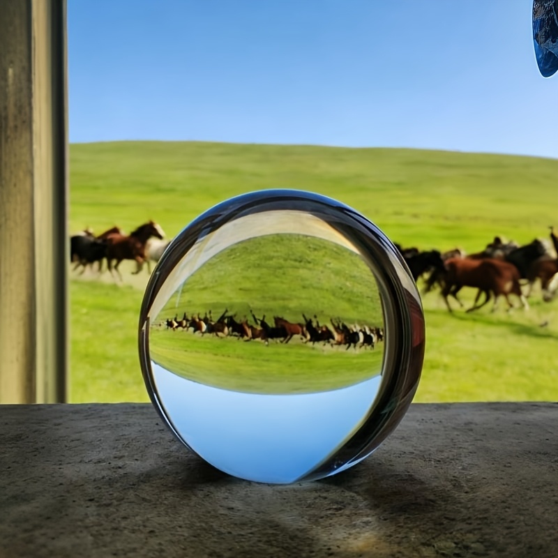كرة كريستال شفافة للتصوير الفو - مراجعة Lens Ball Crystal وسعره