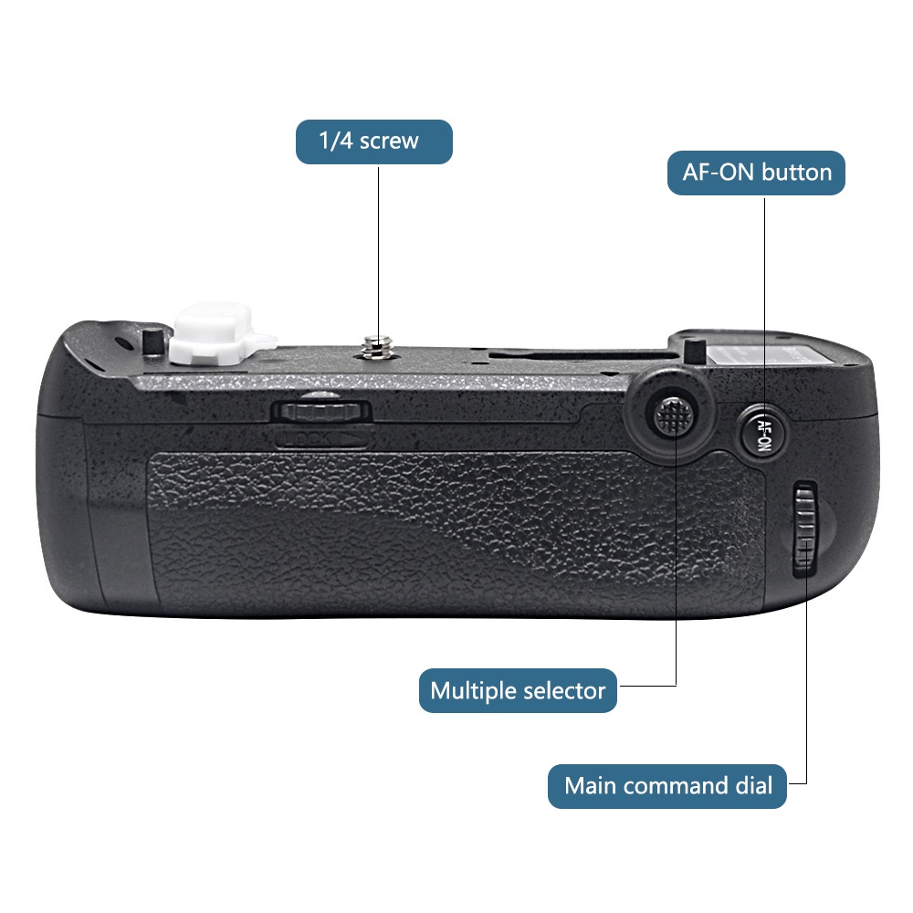 Mcoplus MB-D18 قبضة بطارية عمو - مراجعة Camera Battery Grip وسعره