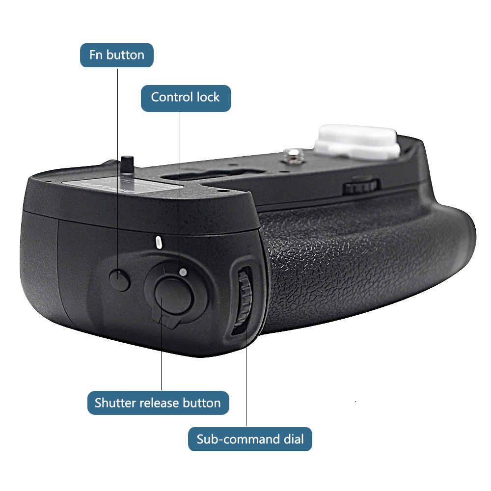 Mcoplus MB-D18 قبضة بطارية عمو - مراجعة Camera Battery Grip وسعره
