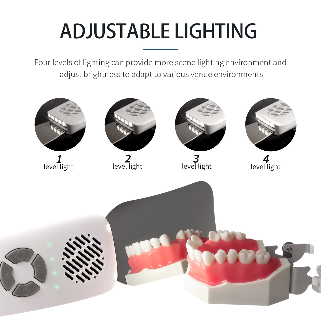 طقم مرايا أسنان مضادة للضباب م - مراجعة Photography Lighting وسعره