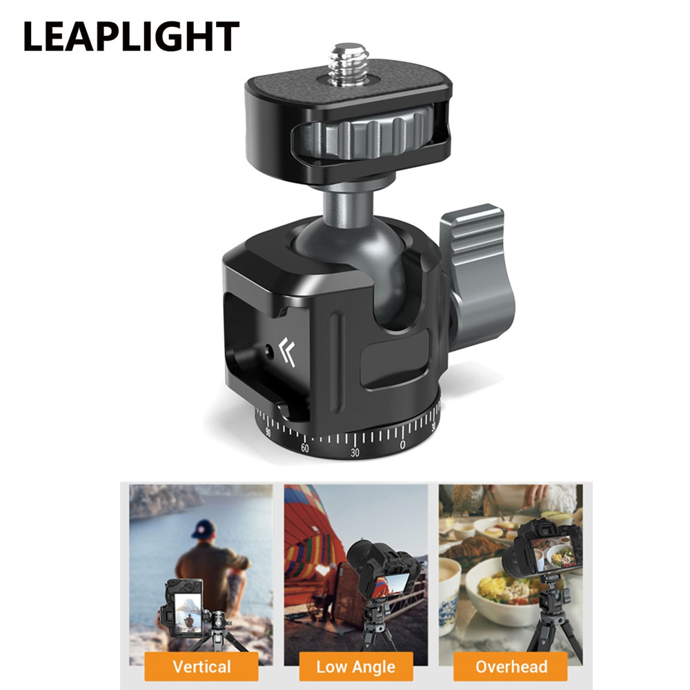 LEAPLIGHT معدن كرة صغيرة رئيس  - مراجعة Fluid Head Tripod وسعره