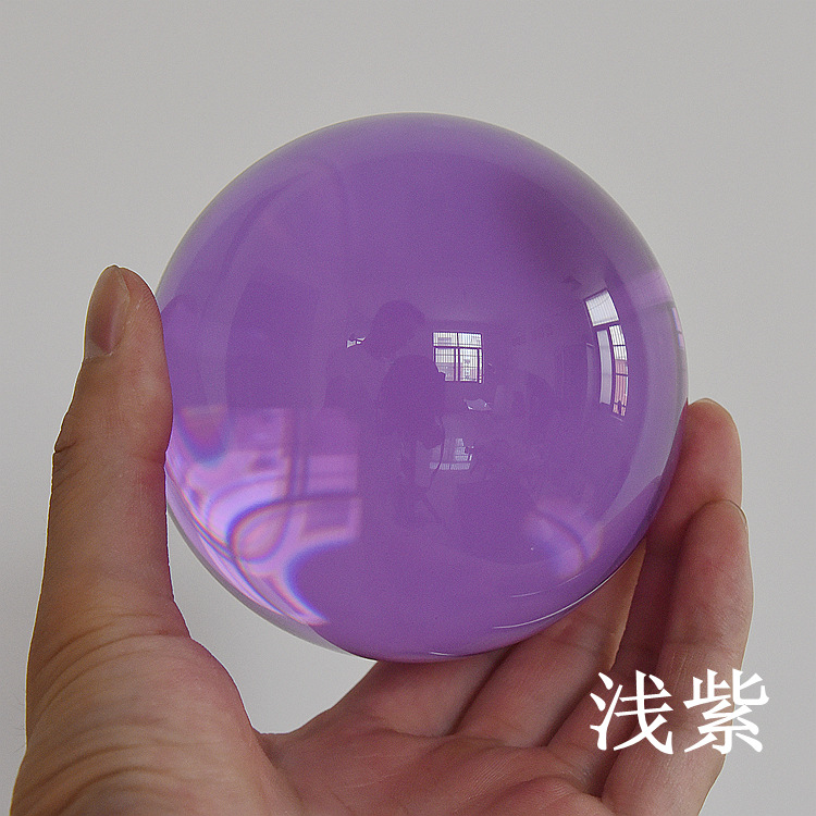 كرة زجاجية كريستالية ملونة E9  - مراجعة Lens Ball Crystal وسعره
