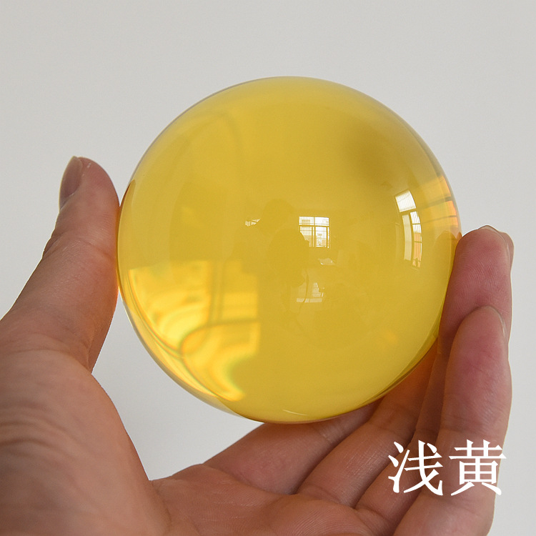 كرة زجاجية كريستالية ملونة E9  - مراجعة Lens Ball Crystal وسعره