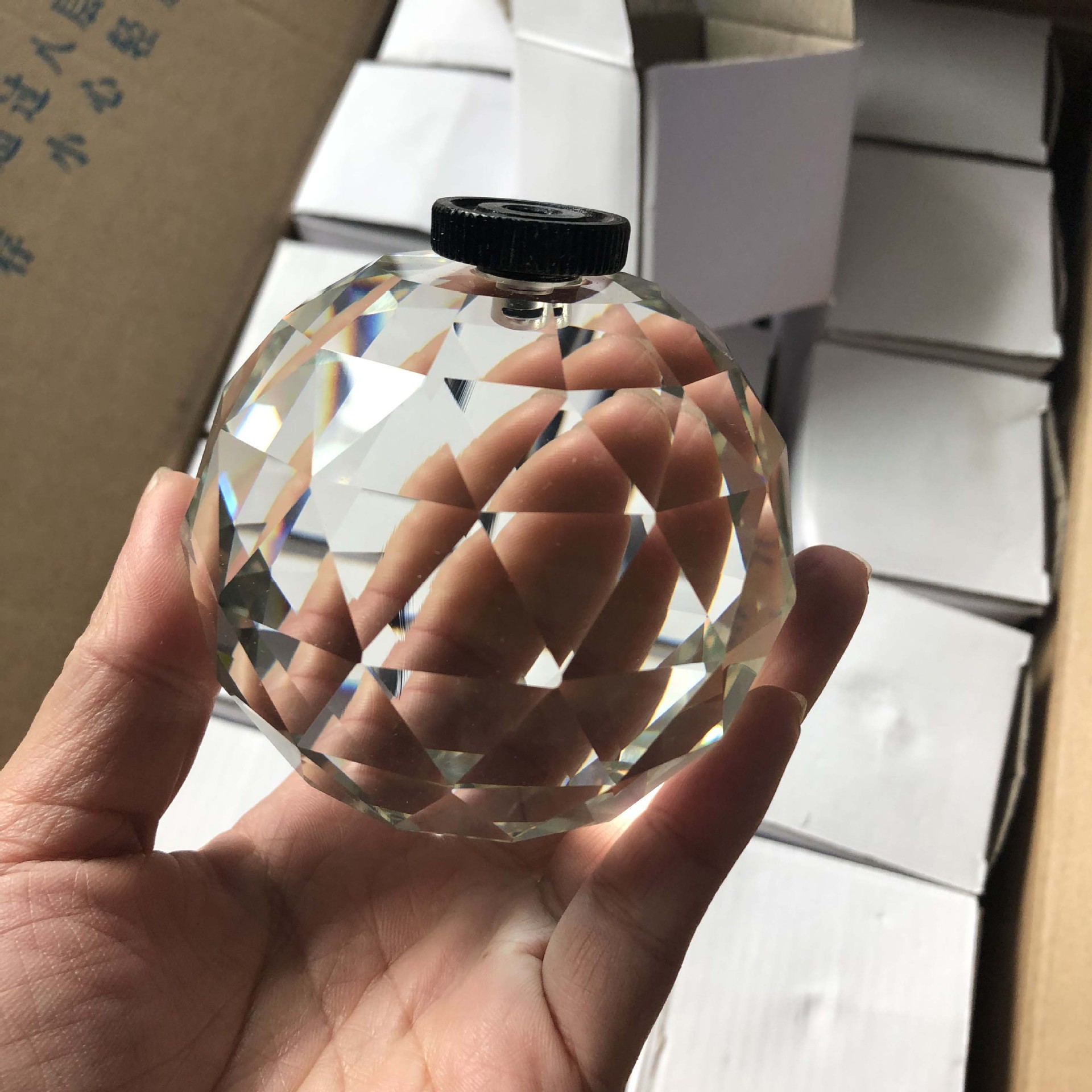 Suncatcher-منشور كرة بلورية ،  - مراجعة Lens Ball Crystal وسعره