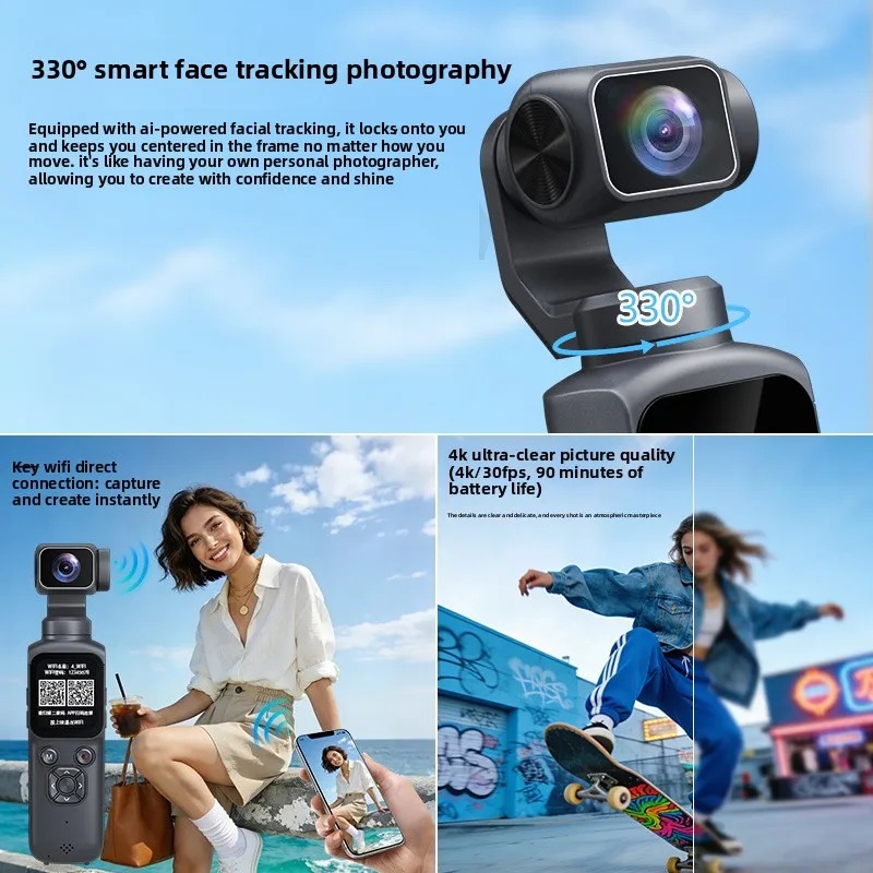 كاميرا جيب 4K HJD05 مع 3 عدسات - مراجعة Photography Term وسعره