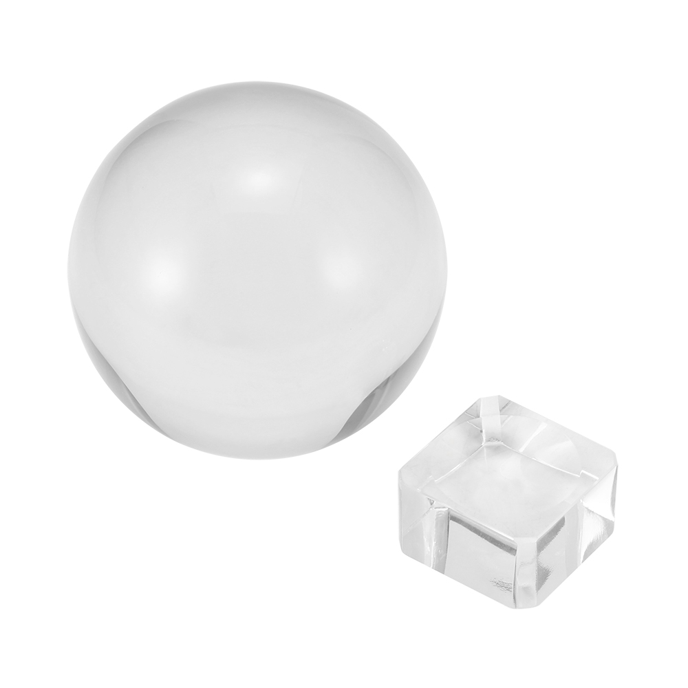 ثريا شفافة كرة كريستال زجاجية  - مراجعة Lens Ball Crystal وسعره