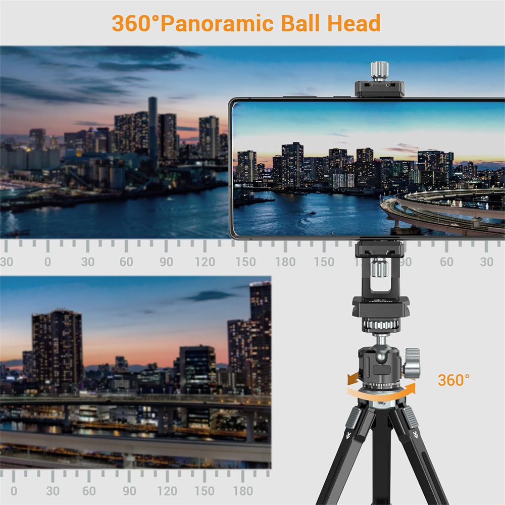 الألومنيوم كرة صغيرة رئيس بانو - مراجعة Fluid Head Tripod وسعره