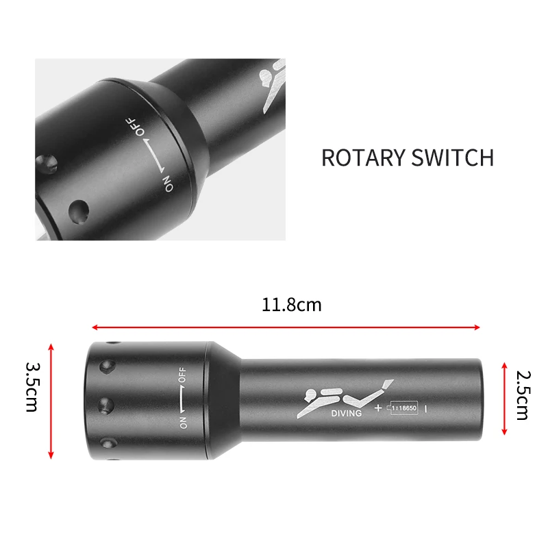 مصباح غوص LED جديد T6 طويل الم - مراجعة Photography Lighting وسعره