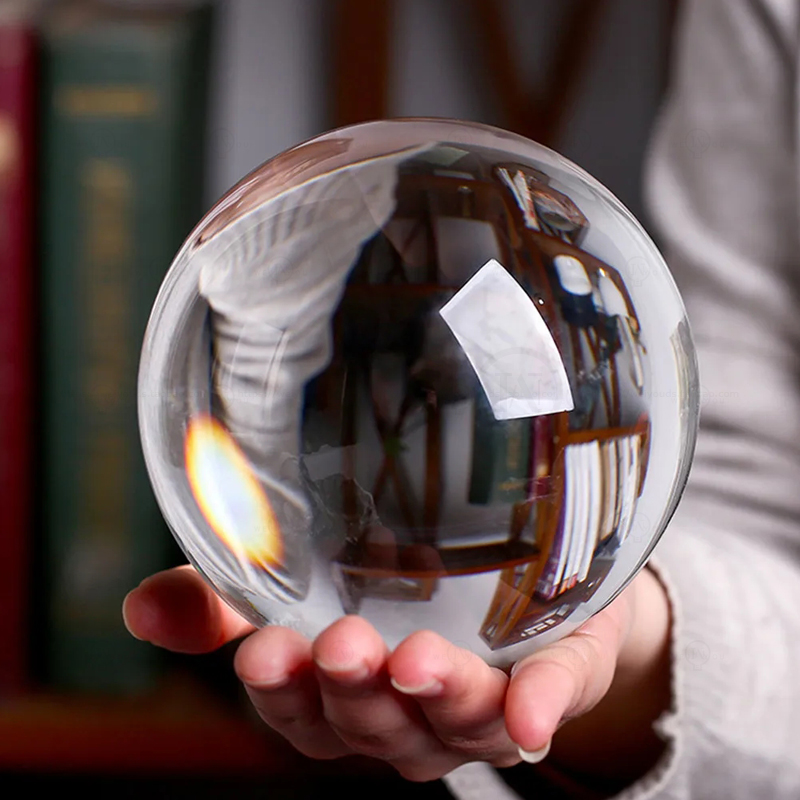 K9 كرة عدسة شفافة كرة زجاجية ك - مراجعة Lens Ball Crystal وسعره