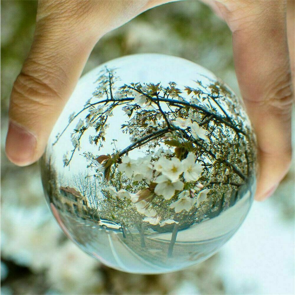 60/80 مللي متر K9 كريستال واضح - مراجعة Lens Ball Crystal وسعره