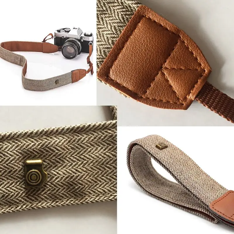 حزام كاميرا محمول قابل للتعديل - مراجعة Camera Strap Leather وسعره