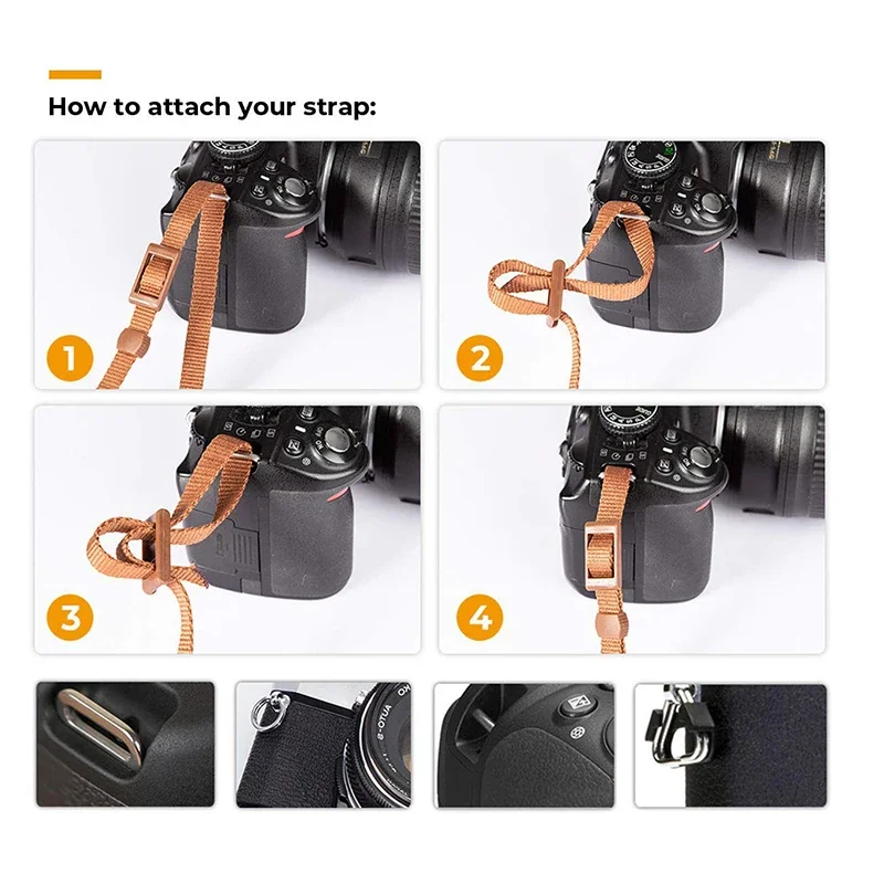 حزام كاميرا محمول قابل للتعديل - مراجعة Camera Strap Leather وسعره